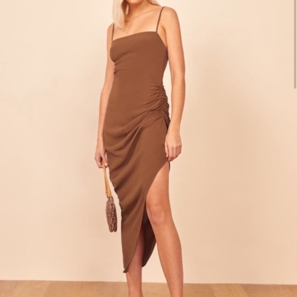 NWT Reformation Mignon Dress size 8 in Toffee